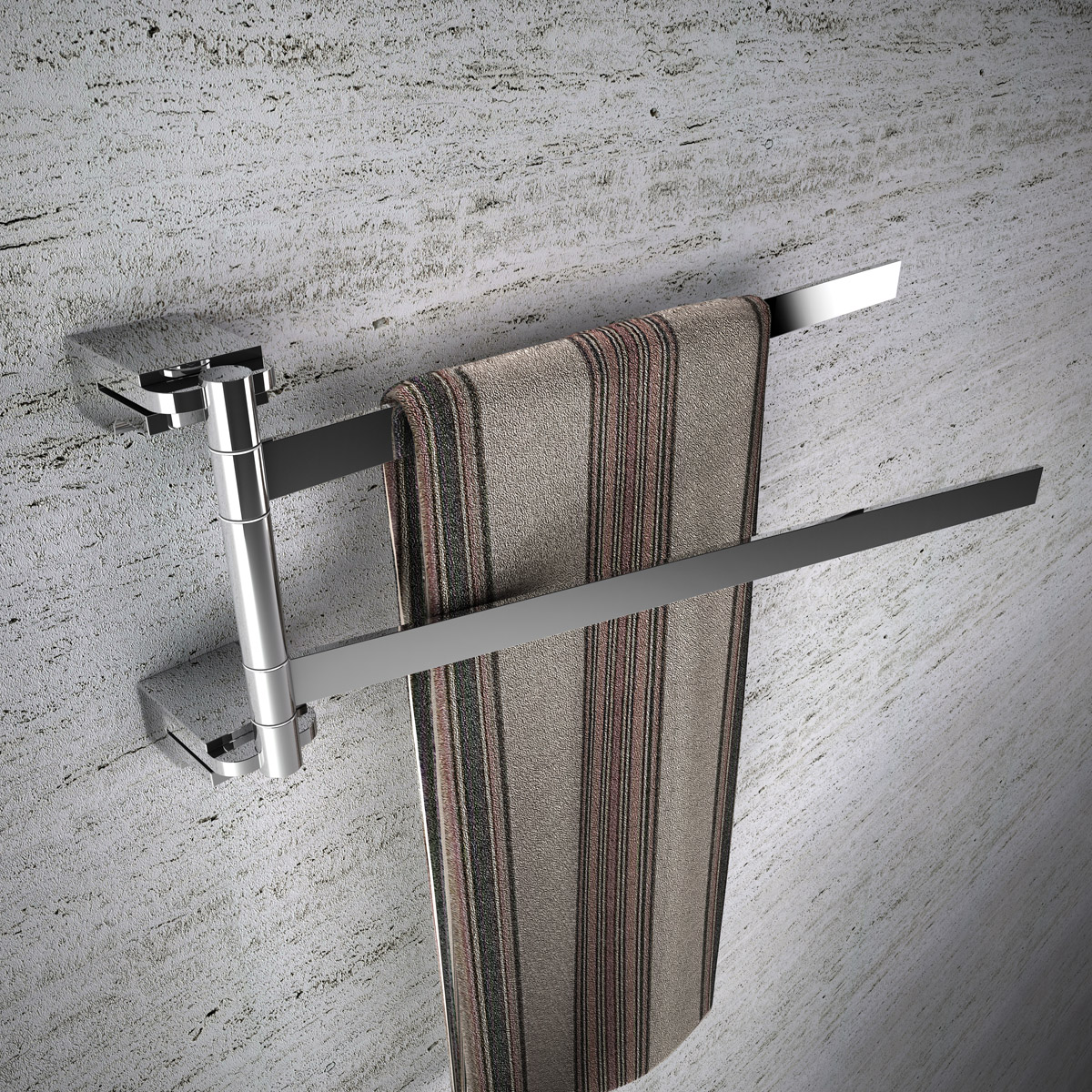 SW111 serie SWING Porta salviette snodato accessori bagno Capannoli