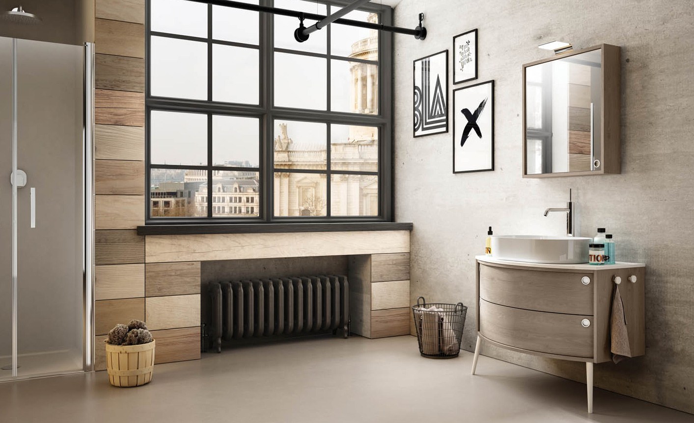 Composizione 03 Serie Gaia Mobili Bagno GranTour