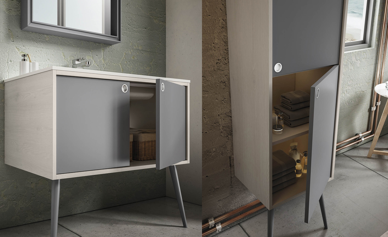 Composizione 05 Dettaglio Serie Gaia Mobili Bagno GranTour