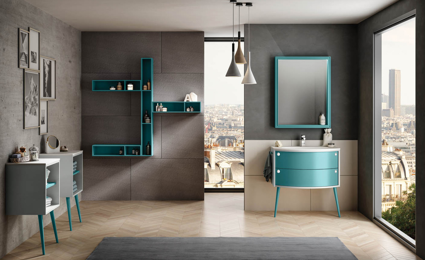 Composizione 06 Serie Gaia Mobili Bagno GranTour