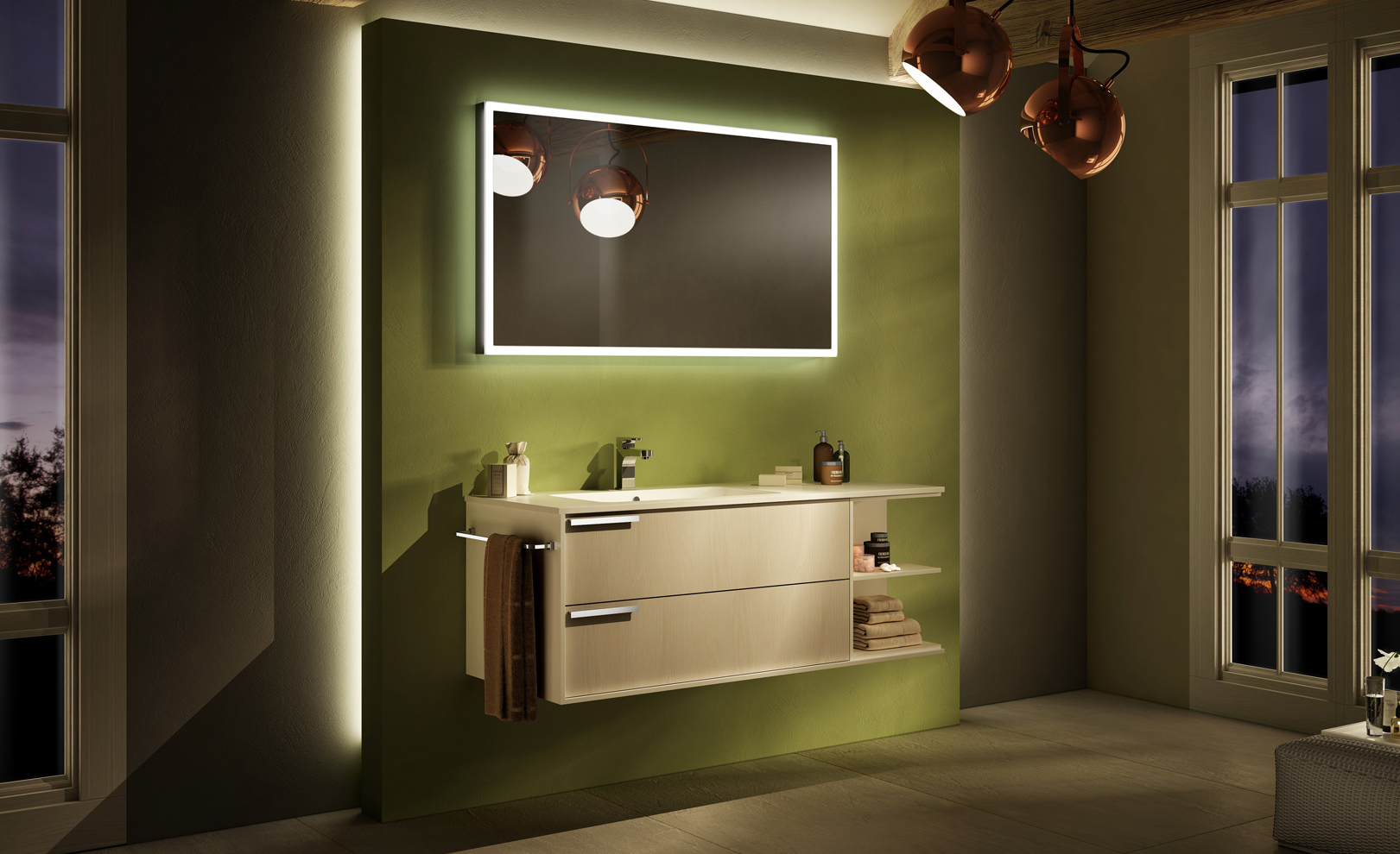 Composizione 06 Serie Profilo Mobili Bagno GranTour