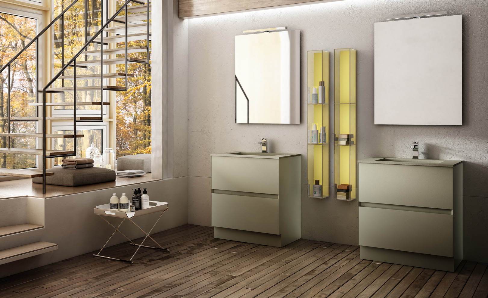 Composizione 04 Serie Quarantacinque Mobili Bagno GranTour