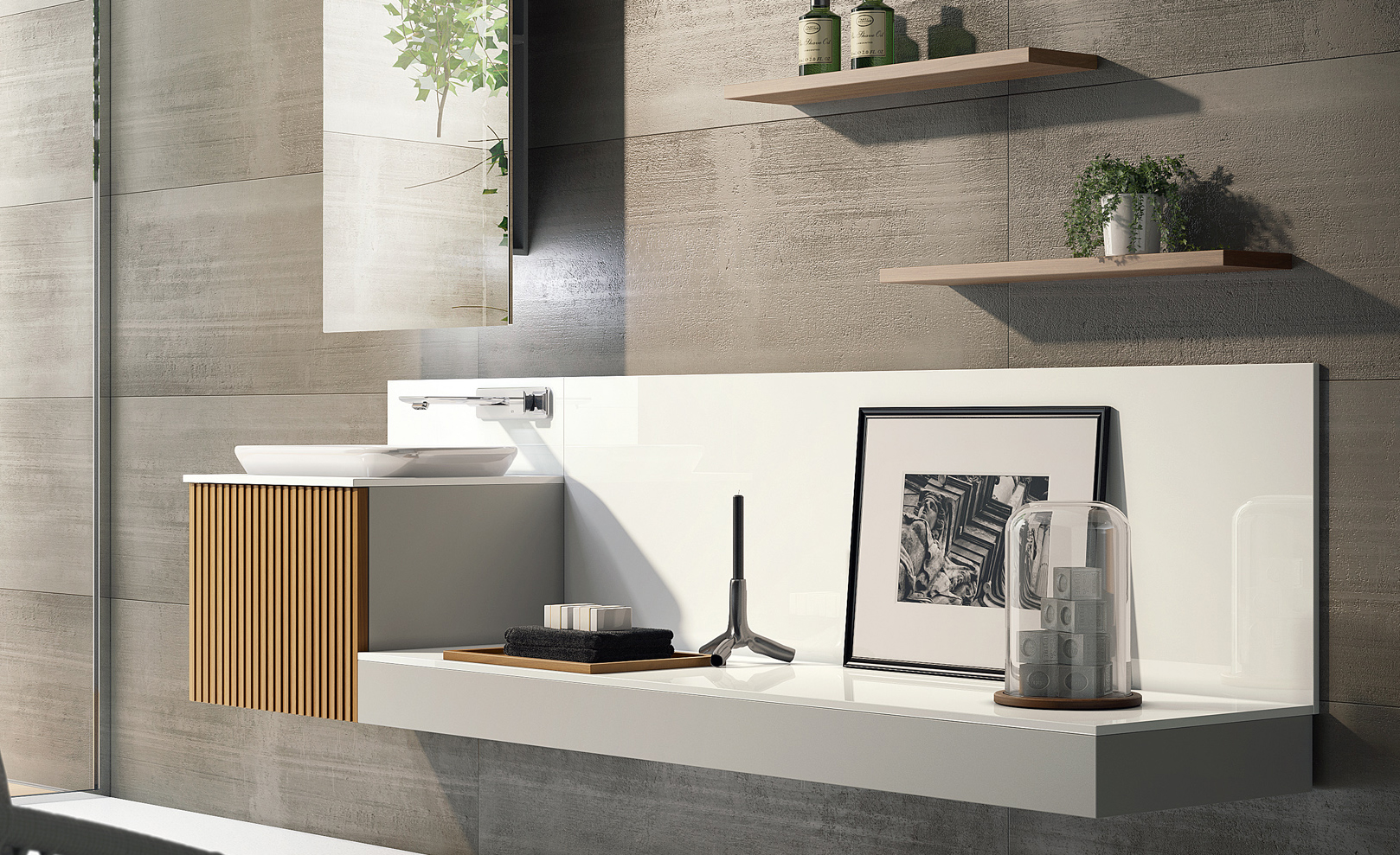 Composizione 03 Serie Sessanta Mobili Bagno GranTour