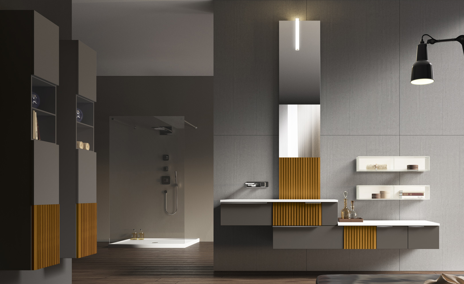 Composizione 07 Serie Sessanta Mobili Bagno GranTour