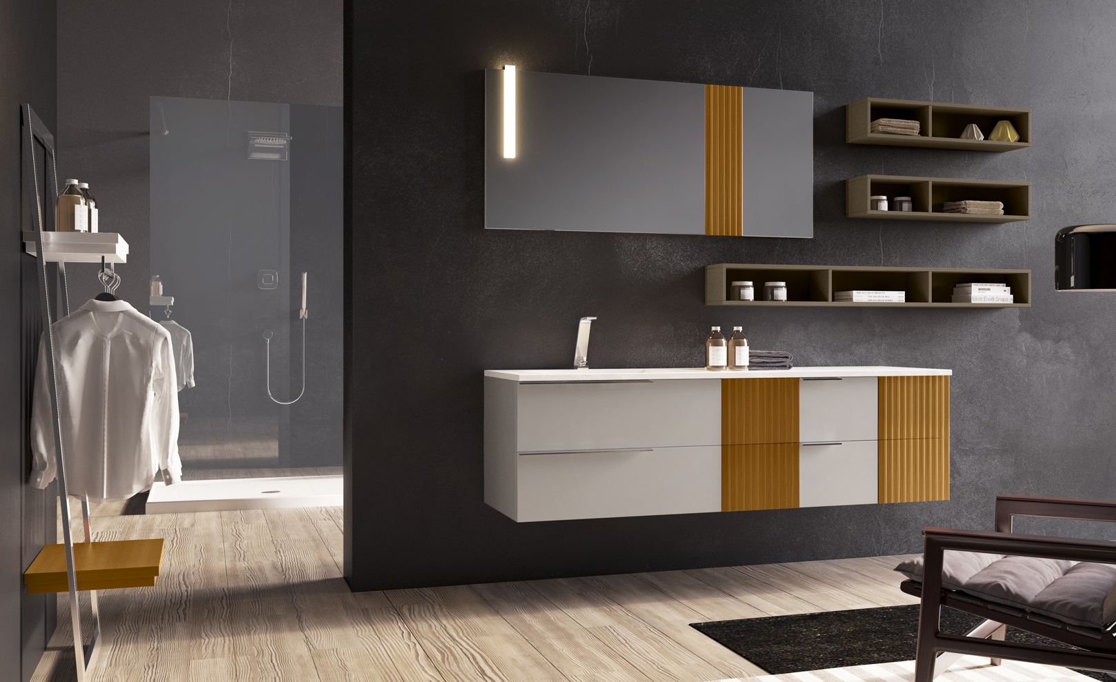 Composizione 08 Serie Sessanta Mobili Bagno GranTour