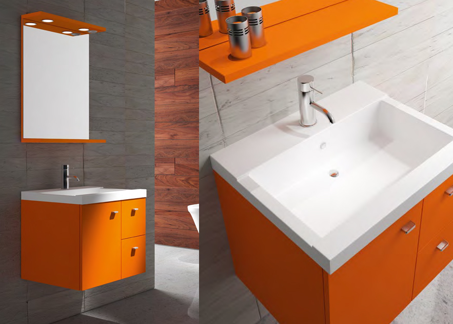 E-504 serie Euro 5 Contemporaneo Mobili Bagno Licor