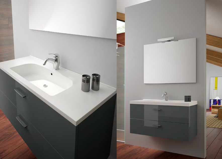 E-506 serie Euro 5 Contemporaneo Mobili Bagno Licor