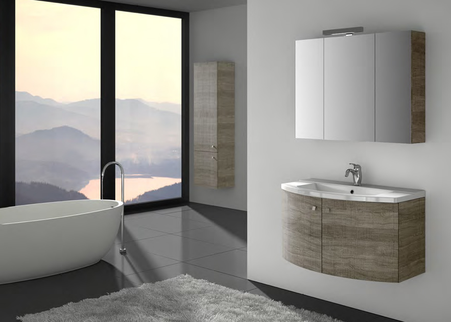 E-521 serie Euro 5 Contemporaneo Mobili Bagno Licor