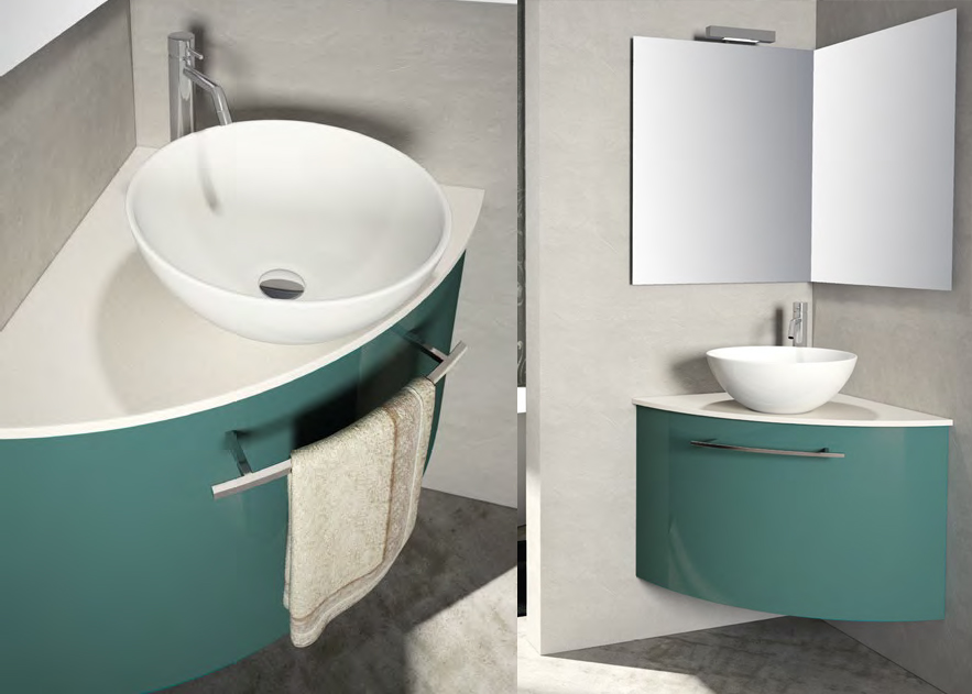 E-614 serie Euro 6 Contemporaneo Mobili Bagno Licor