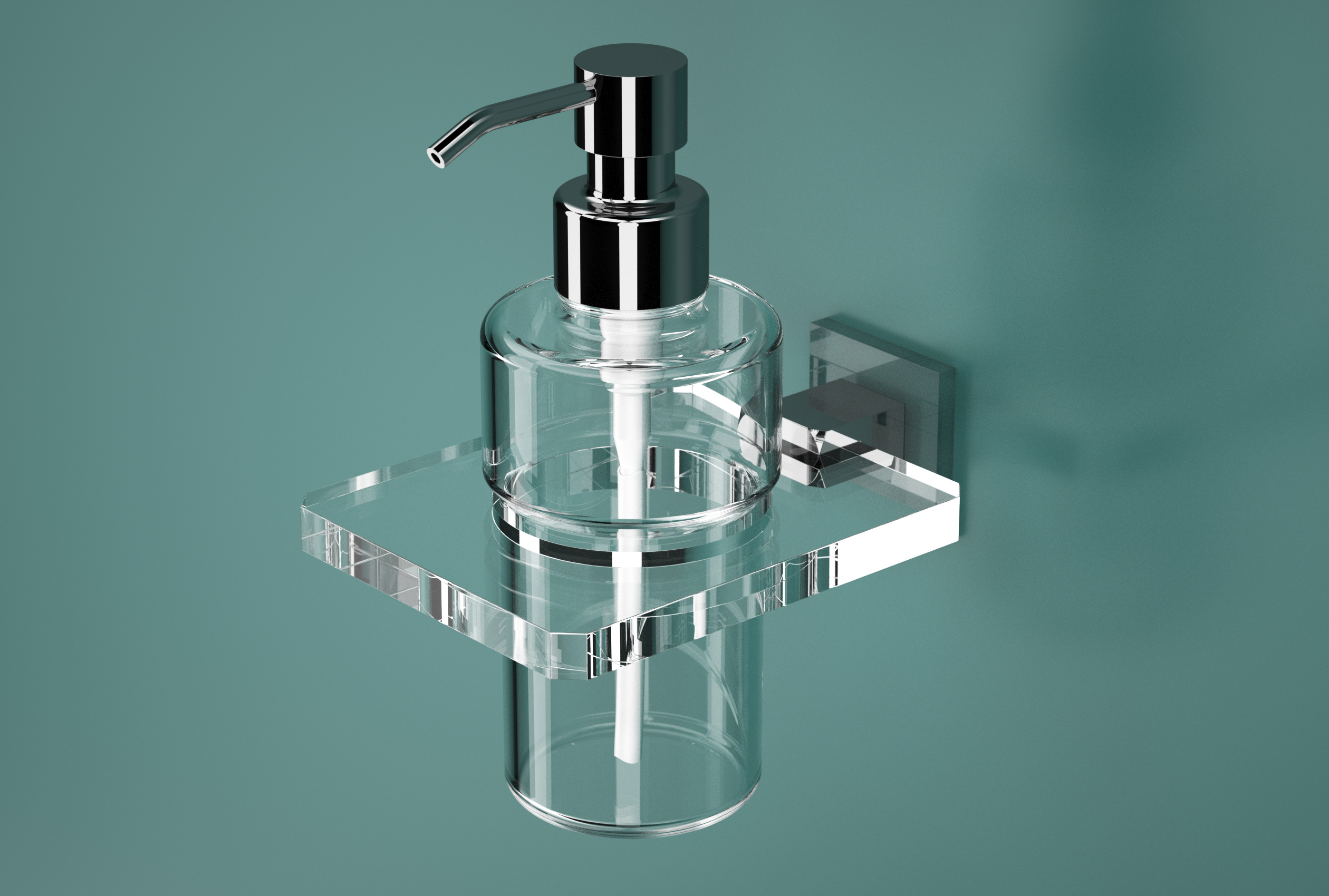 Porta dispenser serie CUBE accessori arredo bagno Petrozzi