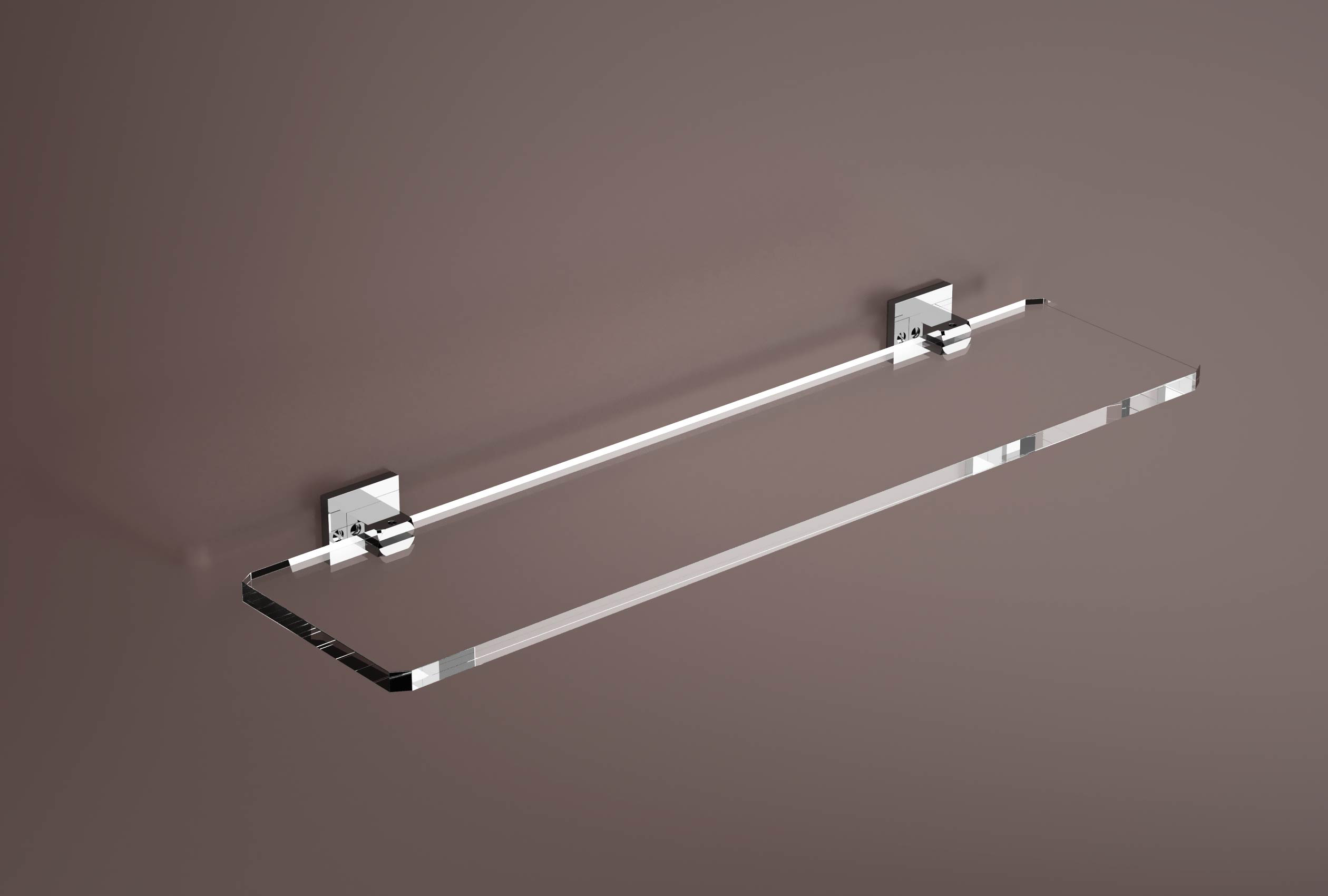 Mensola serie QUADRA accessori arredo bagno Petrozzi