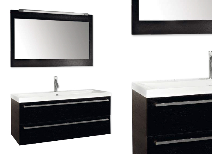 Composizione 2 Matrix serie Moderna Mobili Bagno RedLine