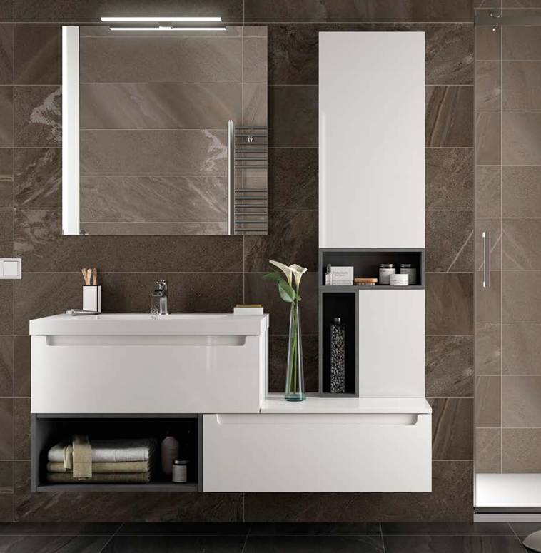 Composizione 11 serie Monterrey Mobili Bagno Salgar