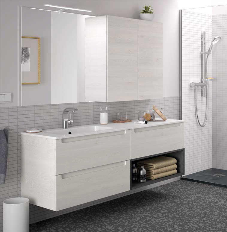 Composizione 12 serie Monterrey Mobili Bagno Salgar