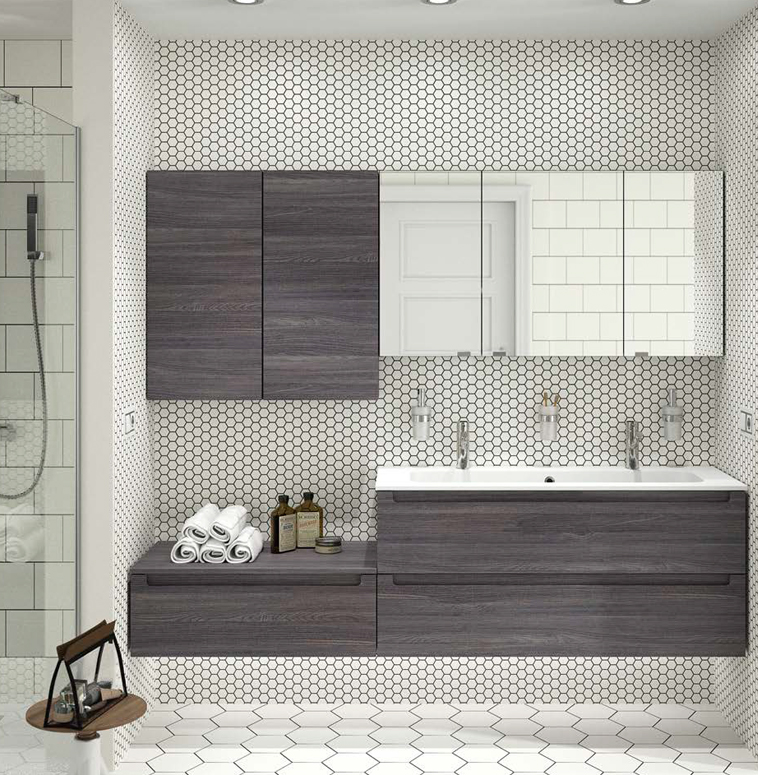 Composizione 14 serie Monterrey Mobili Bagno Salgar