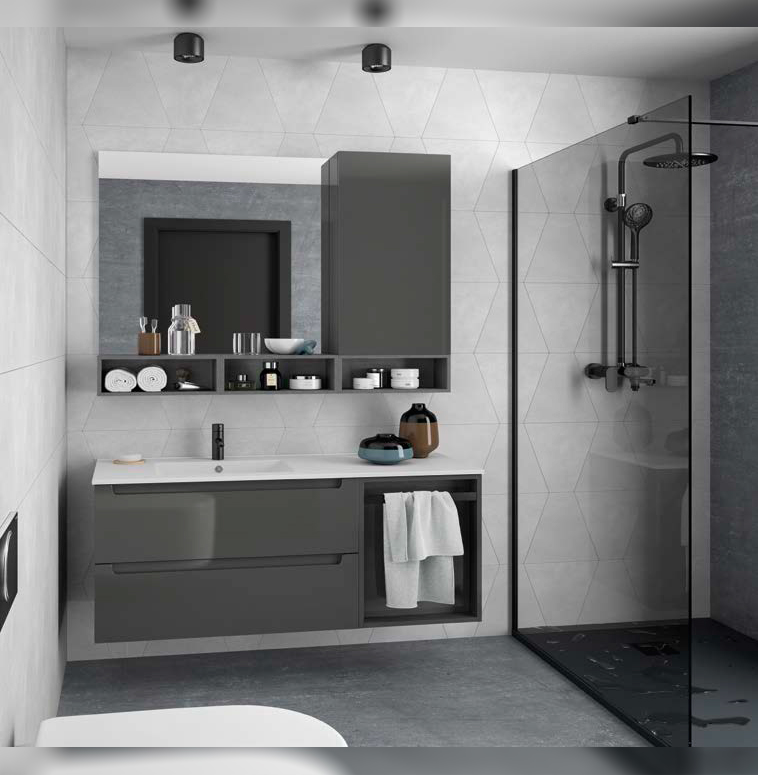 Composizione 18 serie Monterrey Mobili Bagno Salgar