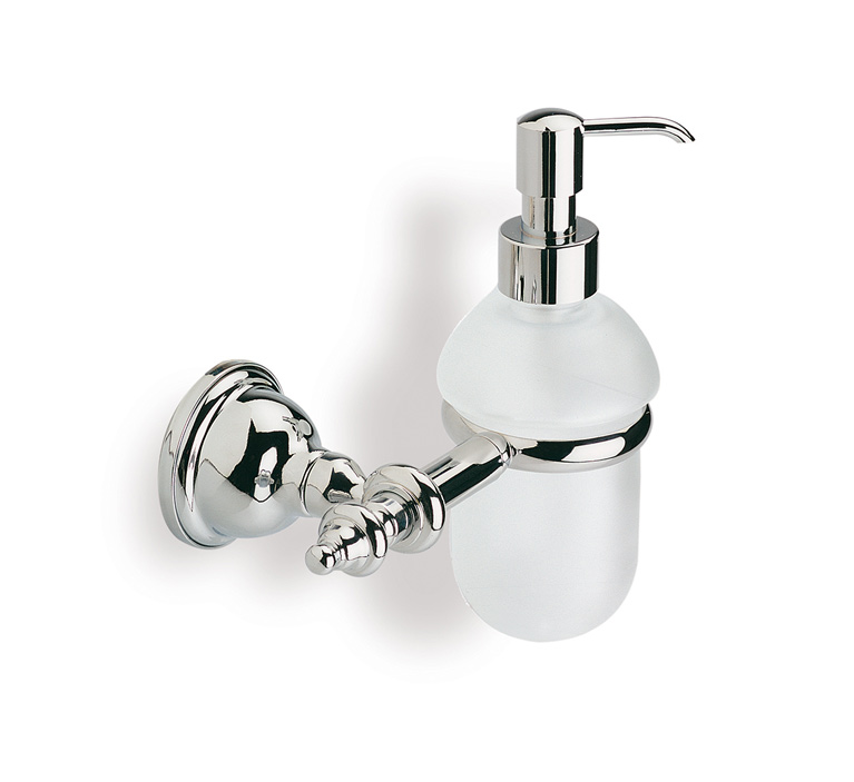 EL30 serie ELITE Dosatore sapone liquido a parete Finitura Cromo, Nichel Satinato, Cromo+Oro, Oro, Bronzo o Rame Accessori Classici Arredo Bagno Stilhaus