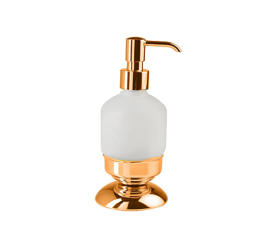 EL30AP serie ELITE Dosatore sapone liquido da appoggio Finitura Cromo, Nichel Satinato, Cromo+Oro, Oro, Bronzo o Rame Accessori Classici Arredo Bagno Stilhaus