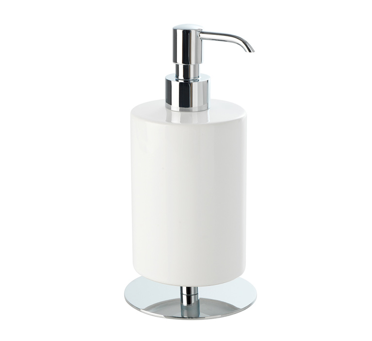 OP30AP serie OPERA Dosatore sapone liquido da appoggio Finitura Cromo o Oro Accessori Classici Arredo Bagno Stilhaus