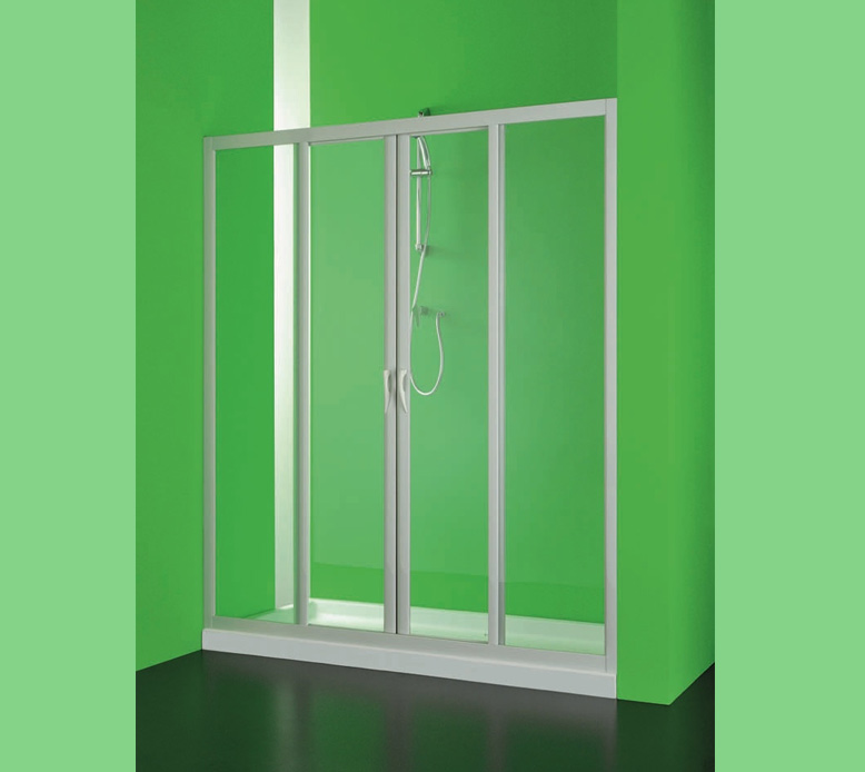 MAESTROCENTRO Serie SKIPPER Nicchia / Angolo 2 porte Scorrevoli Profilo PVC  Box Doccia Forte srl Accessori Doccia