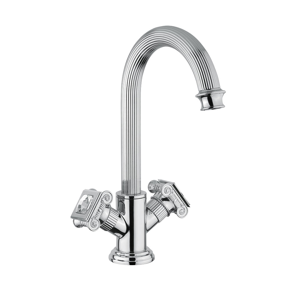 Olympia Kristal serie Bagno Classico Miscelatori Bugnatese