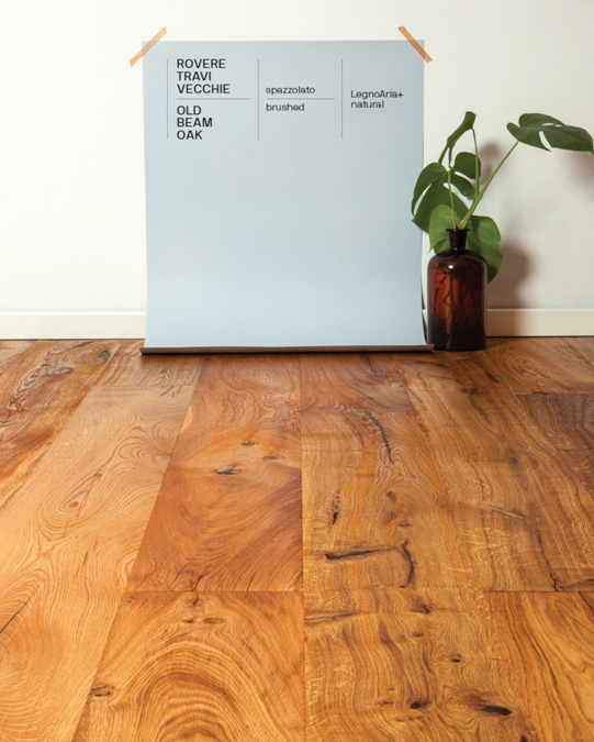 B.Logic Rovere Travi Vecchie Spazzolato Natural Veins Serie Prefiniti 2-3 Strati Bruno Parquet