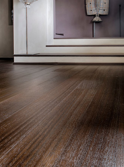 Iroko Tinto Velvet Maxi Serie Prefiniti 2-3 Strati Bruno Parquet