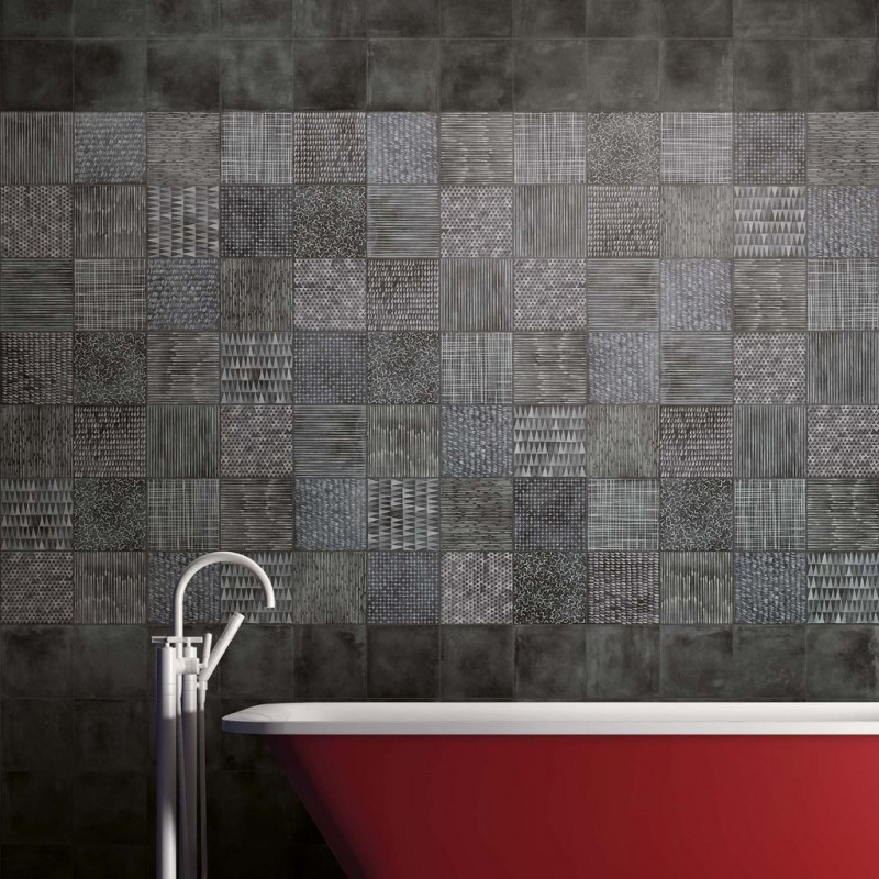 Etno Mix Dark + Heritage Dark 20 x 20 Play Contemporaneo Abk Piastrelle & Mosaici