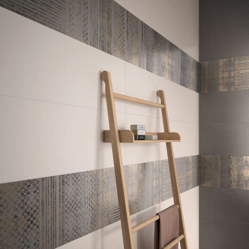 Wall: Tobacco 30x120 Beige 30x120 Decoro Treasure Tobacco 30x120 Canvas Contemporaneo Ariana Piastrelle & Mosaici