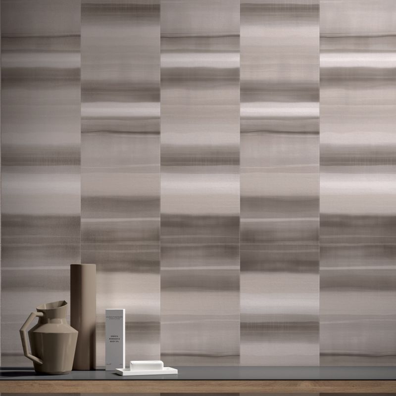 Wall: Tobacco 30x120 Beige 30x120 Decoro Treasure Tobacco 30x120 Canvas Contemporaneo Ariana Piastrelle & Mosaici