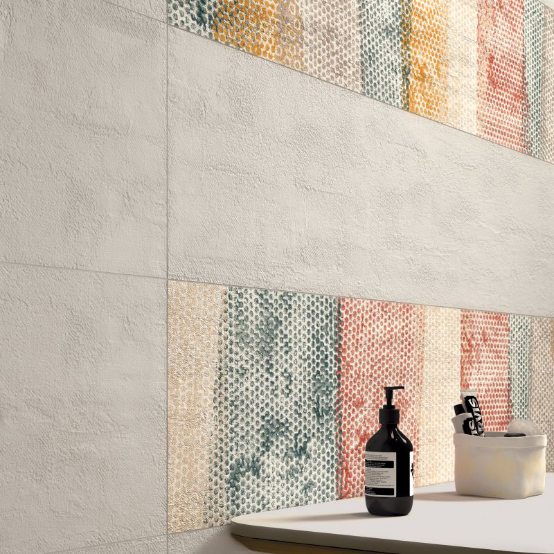 Wall: Shabby Milk 30x120  Dots 30x120 Energy Contemporaneo Ariana Piastrelle & Mosaici