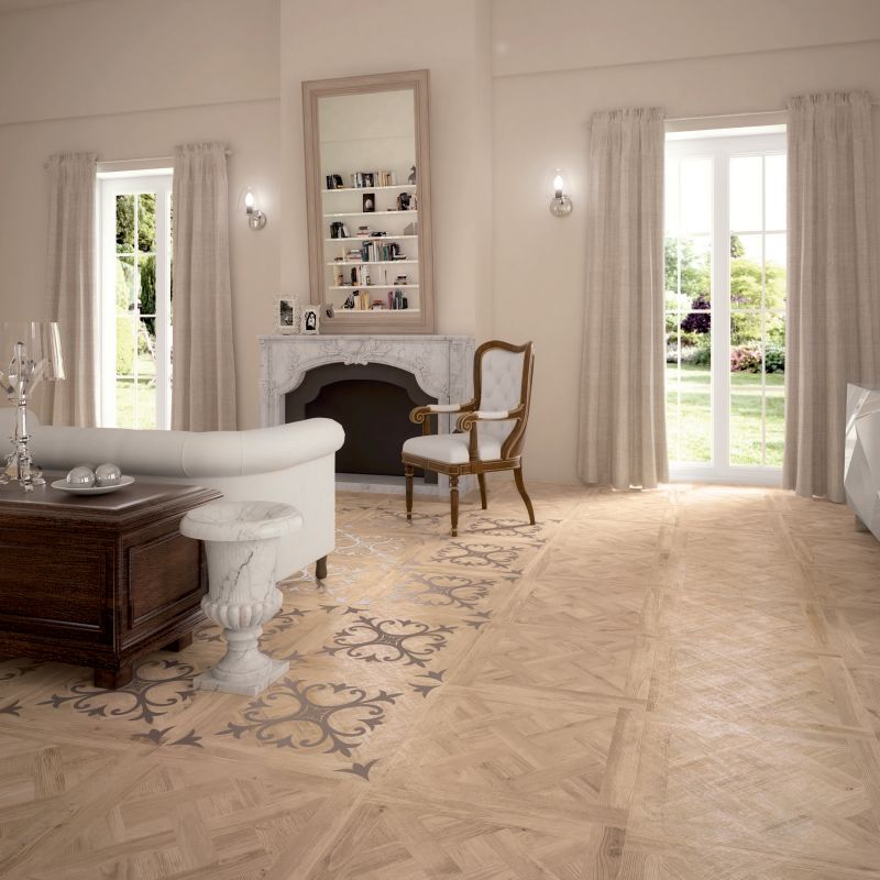 Floor: Tarsie Sabbia Inserto Decorato Larix Legno Ariana Piastrelle & Mosaici