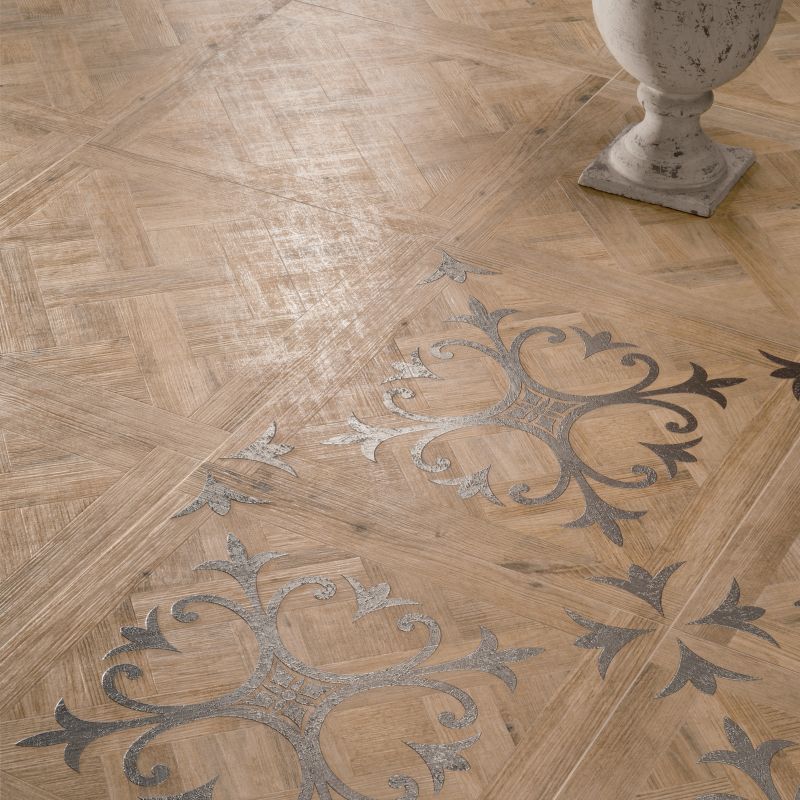 Floor: Tarsie Sabbia Inserto Decorato Larix Legno Ariana Piastrelle & Mosaici