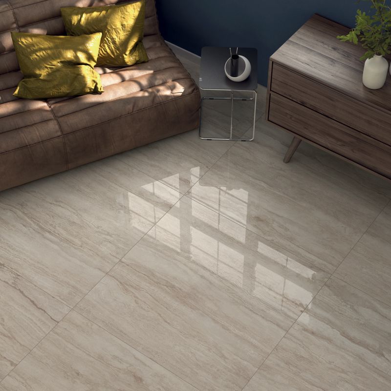 Floor: Beige Lux+ 120x120 Horizon Marmo Ariana Piastrelle & Mosaici