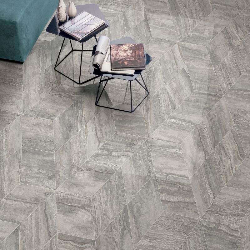 Floor: Rombo Smoke Horizon Marmo Ariana Piastrelle & Mosaici