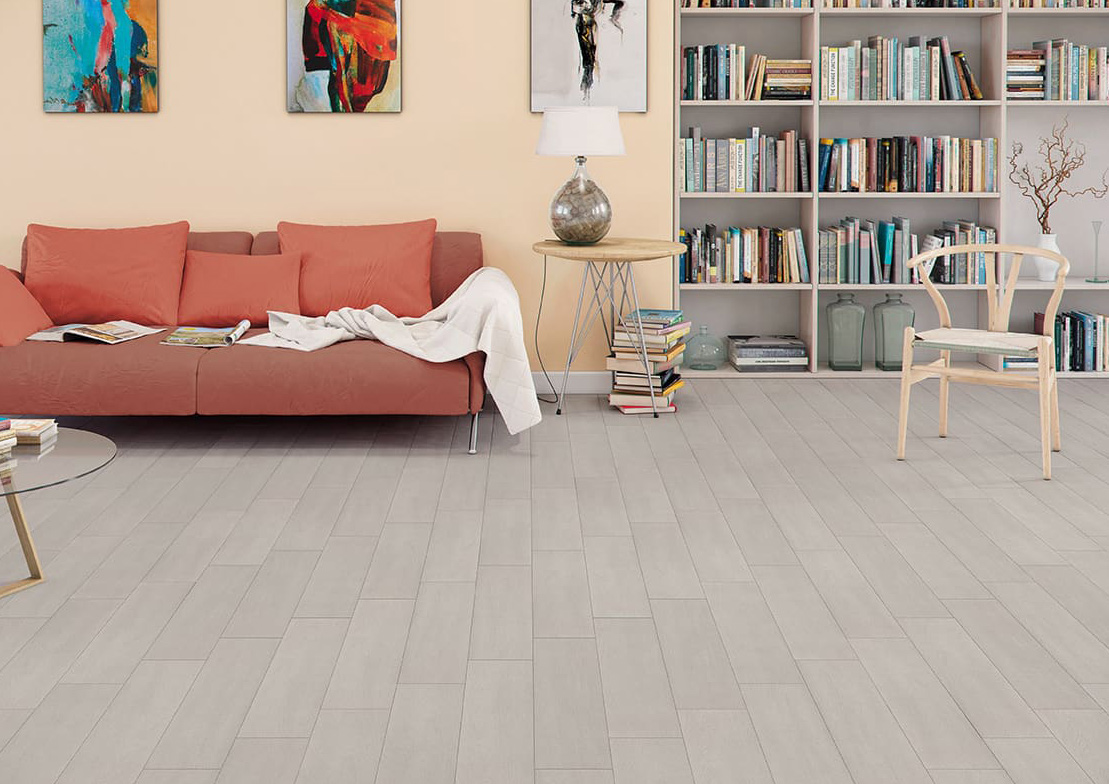 Floor: Grigio 15,6x60,6 Serie Xylon Gres Porcellanato Armonie Piastrelle & Mosaici