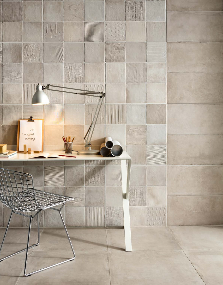 Perle 30x60 / 60x60 Naturale + Shape Gra-Per 60x60 Gres fine porcellanato ad impasto colorato Claymood Serie Floor and More Piemme Ceramiche Piastrelle & Mosaici