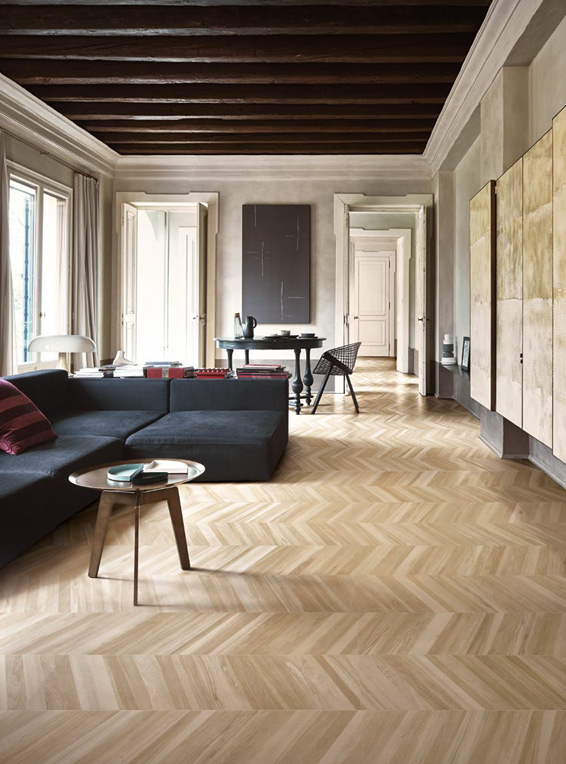 Chevron Miel 60x120 Naturale Effetto Legno Gres fine porcellanato ad impasto colorato Fleur De Bois Serie Floor and More Piemme Ceramiche Piastrelle & Mosaici