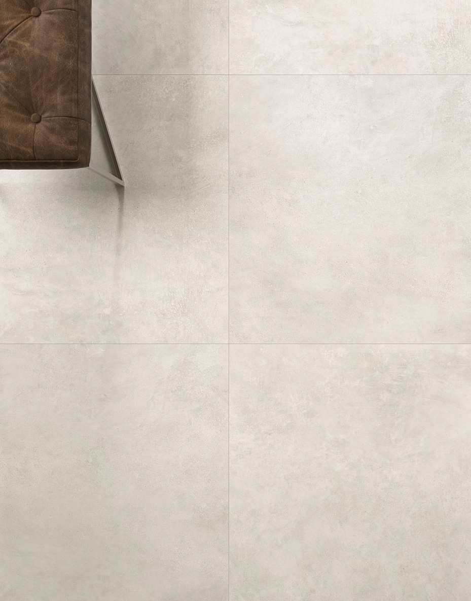 Salt 89,5x89,5 Naturale Effetto Cemento Gres fine porcellanato Glitch Designed by Benoy Serie Floor and More Piemme Ceramiche Piastrelle & Mosaici