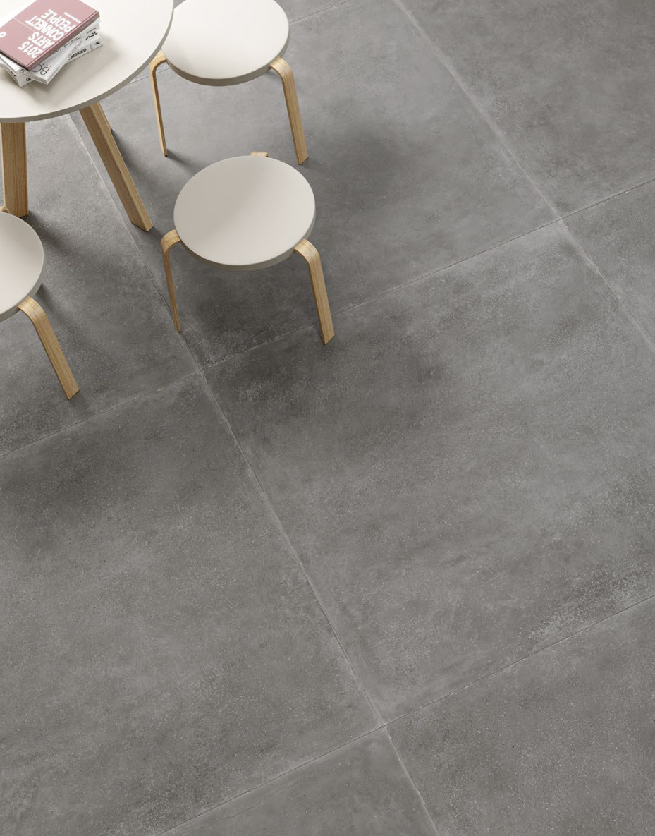 Graphite 119,5x119,5 Naturale Effetto Cemento Gres fine porcellanato Glitch Designed by Benoy Serie Floor and More Piemme Ceramiche Piastrelle & Mosaici