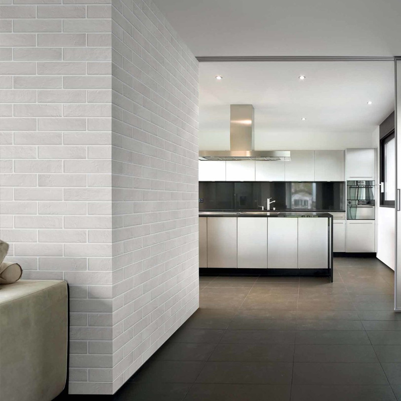 Bianco Manhattan 7,4x31 R10 Gres Porcellanato smaltato Brickone Serie Wall Design Dado Ceramica Piastrelle & Mosaici