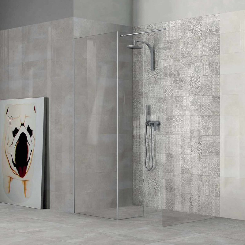 Pearl 25x75 + Grey 25x75 + Mix Decoro 25x75 Lappato Bicottura atomizzata Harmony Serie Wall Design Dado Ceramica Piastrelle & Mosaici