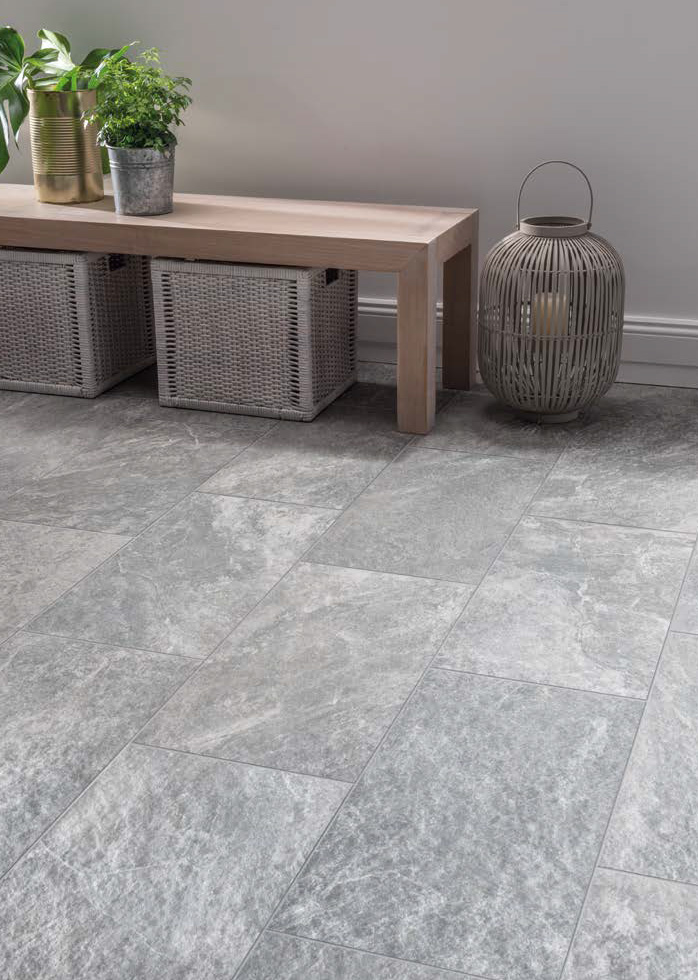 Floor: Grey Nat. 20x40 Brixen Stone Serie Effetto Pietra Emilceramica Piastrelle & Mosaici