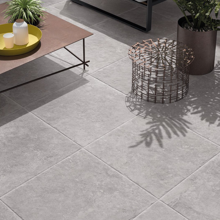 Gris 60x60 Naturale Rettificato Chateau Serie Effetto Pietra Emilceramica Piastrelle & Mosaici