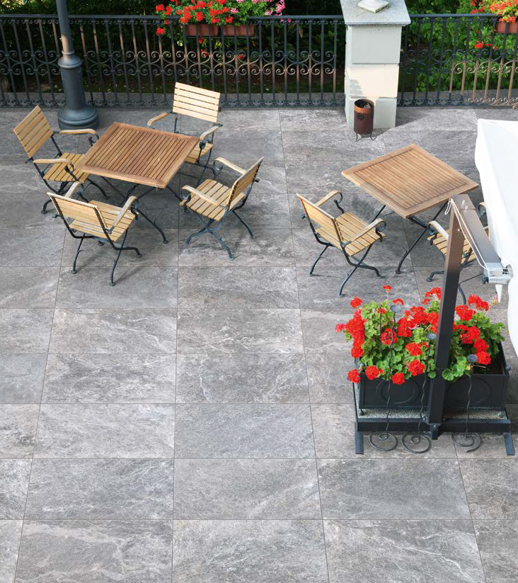 Grigio Nat. 50x100 20 mm Externa Serie Effetto Pietra Emilceramica Piastrelle & Mosaici