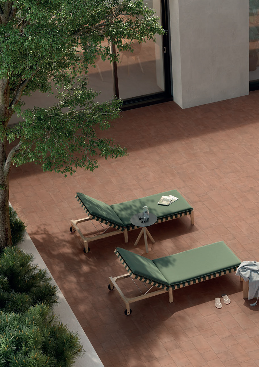 Mattone Nat. 20x20 / 20x40 Externa Cotto Serie Effetto Legno Emilceramica Piastrelle & Mosaici