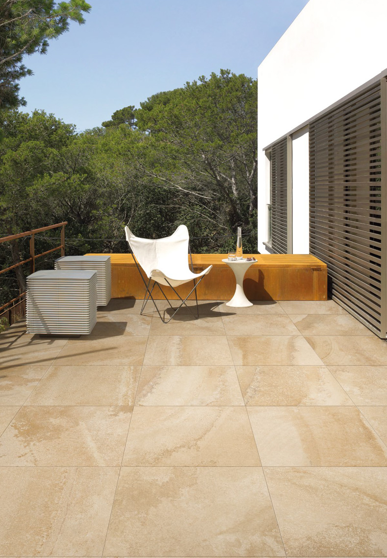 Solnhofen Nat. Rett. 60x60 20mm / 60x120 Cornerstone Alpen Serie Effetto Pietra Ergon Piastrelle & Mosaici