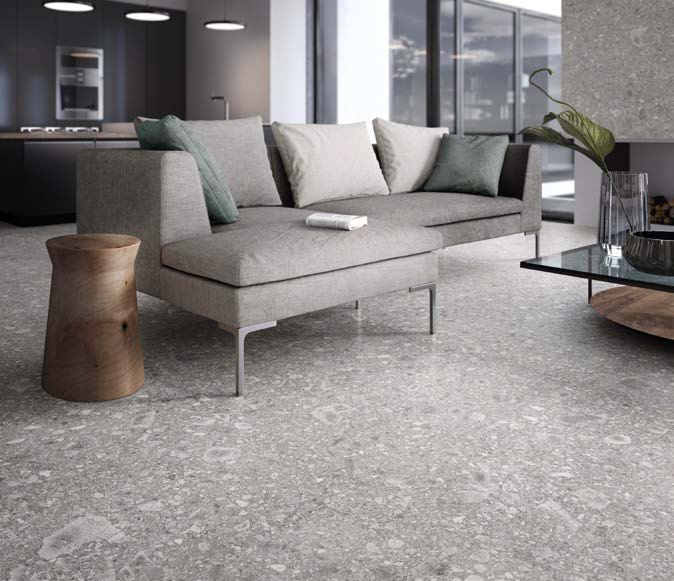 Grigio Nat. Rett. 45x90 / 90x90 Lombarda Serie Effetto Pietra Ergon Piastrelle & Mosaici