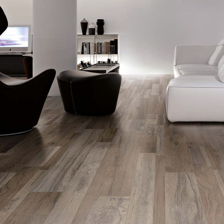 Brown Flax/Grey Pepper Rett. MODULAR (9 FORMATI) Wood Talk Serie Effetto Legno Ergon Piastrelle & Mosaici