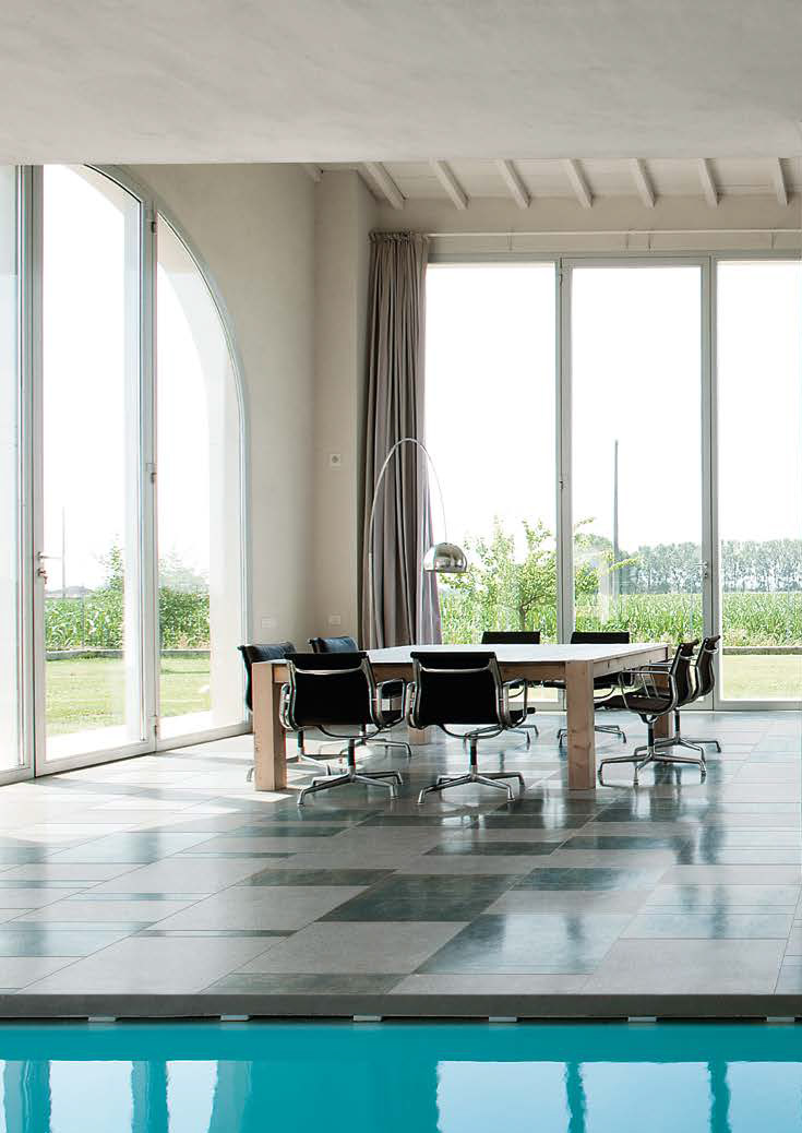 Grey Lavika Nat. Rett. 60x60 / 30x60 + Verde Raku Rett. 60x60 / 30x60 / 10x60 Vulcanika Serie Effetto Pietra Provenza Piastrelle & Mosaici